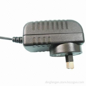 13.5W horizontal plug AU type power adapter for CCTV, STB and DVB, C-TICK and SAA certified